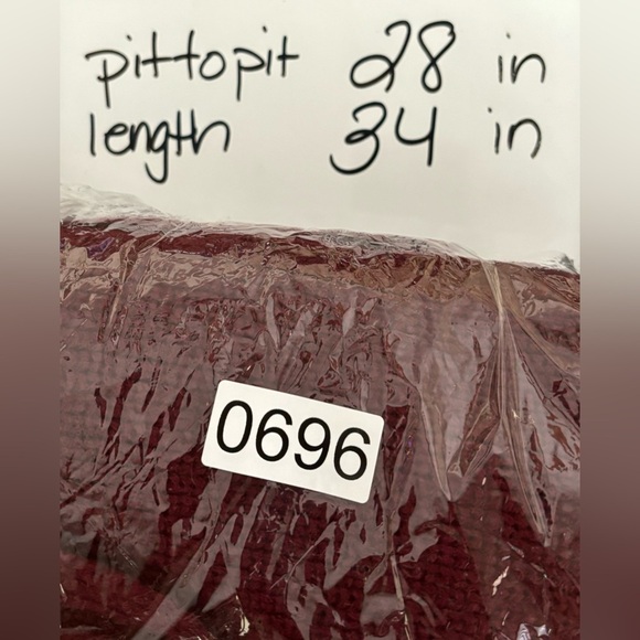 ELESO Hooded Button Up Cardigan Sweater Grannycore Sz Large Wine Red 0696 - Picture 5 of 5